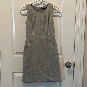 J.Crew Gray Suiting Dress